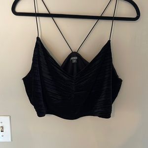 black velvet tank top